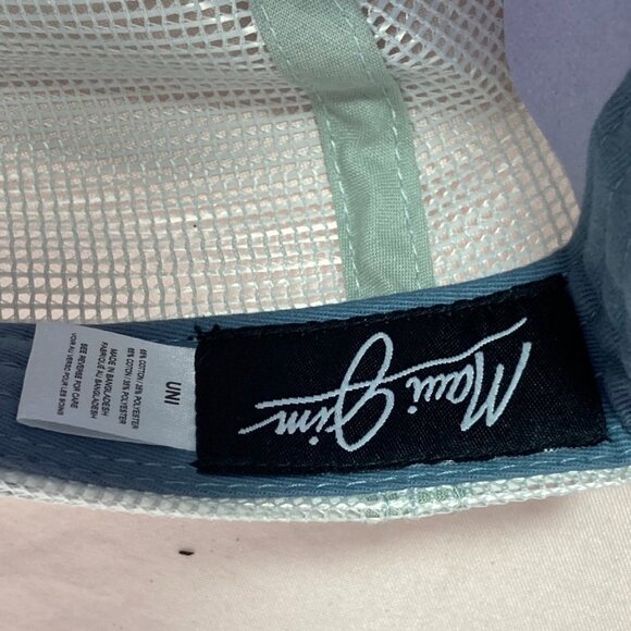 MAUI JIM Adjustable Blue Hat with Beach Scene Embroidered Patch BRAND NEW - Picture 7 of 7